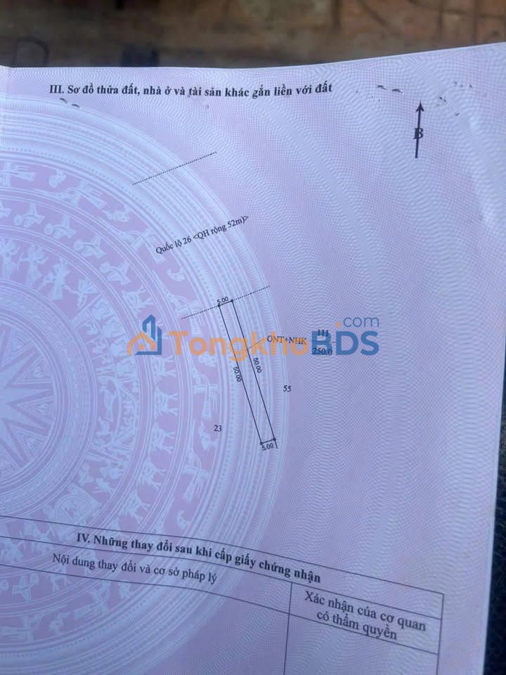 Đất Quốc lộ 26 Cư M'gar 150m² - Sổ Đỏ Riêng, Giá 1.25 Tỷ