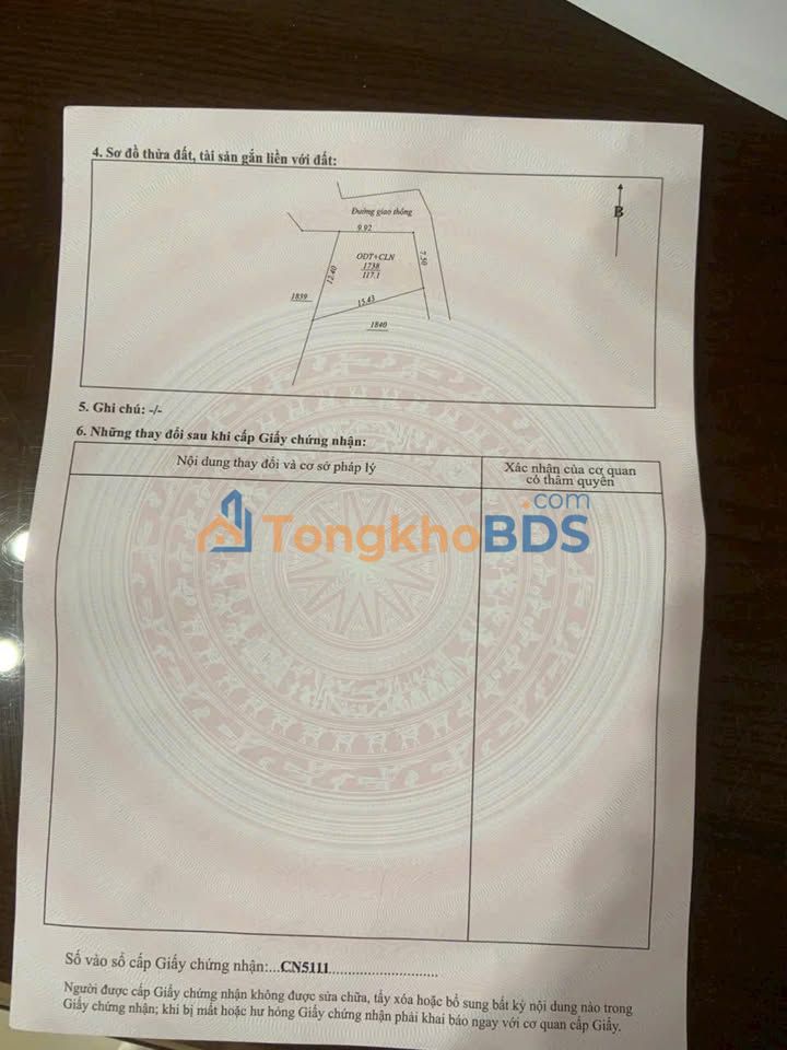 Đất Nền Phú Bình 118m² Sổ Đỏ Chính Chủ - Gần Trường Học, Ngay TT Xã Tân Thành