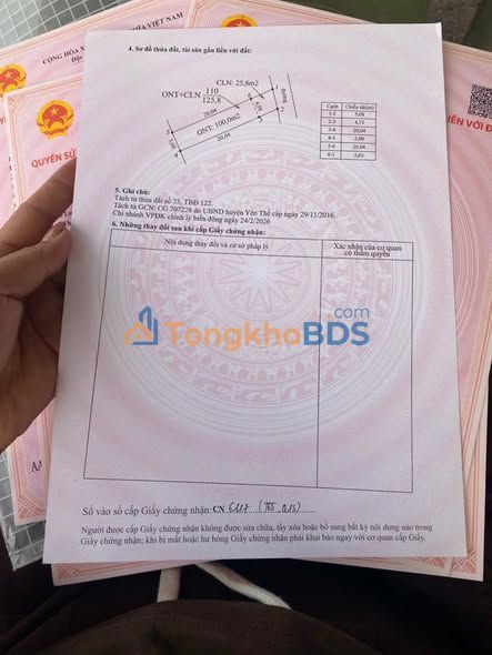 Đất nền Yên Thế, Bắc Giang 112m² - Cắt lỗ sâu, giá dưới 400 triệu