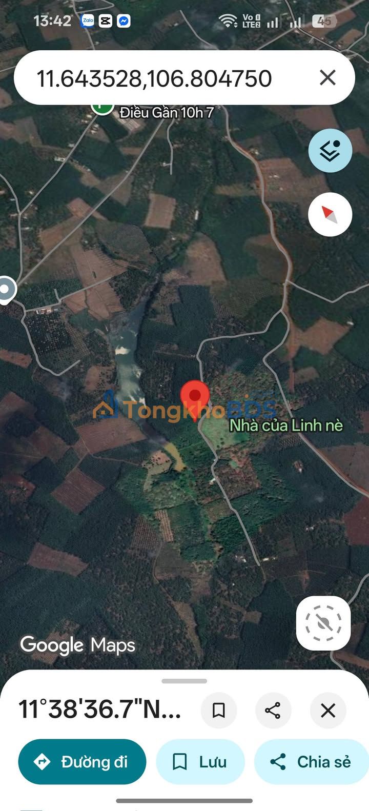 Đất Vườn Bình Phước 3.7ha Giáp Hồ, Giá Đầu Tư 1.7 Tỷ