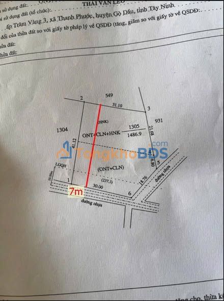 Đất Mặt Tiền Kinh Doanh Gò Dầu 287m² - Gần BV Xuyên Á, Giá Tốt