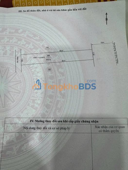 Mặt tiền Tôn Đức Thắng Gò Dầu 300m² Hướng Đông - Kinh doanh Đa ngành nghề