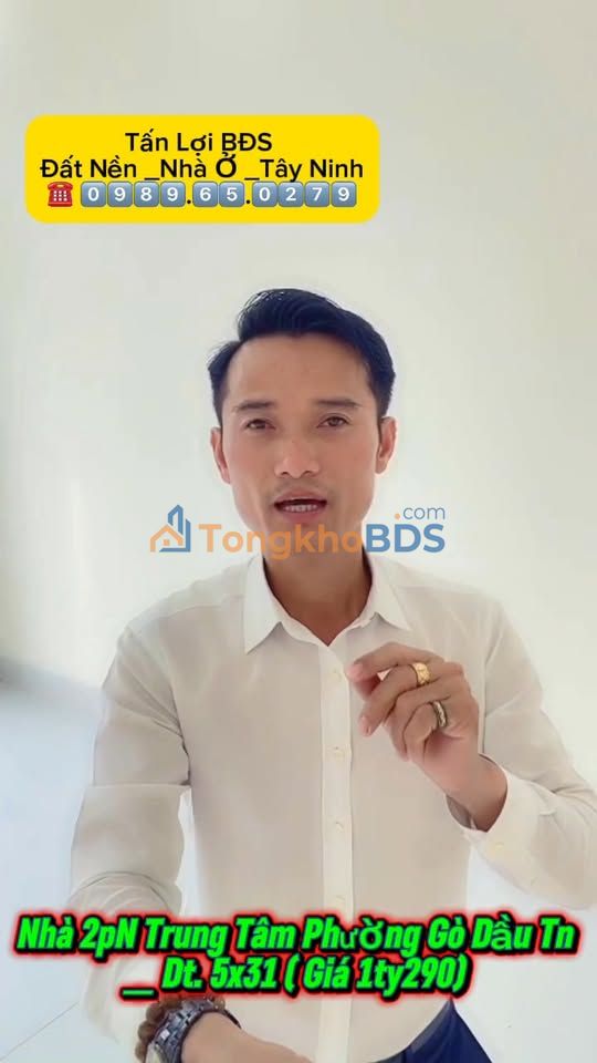 Nhà 2PN Gò Dầu 155m² SHR - Kinh doanh đỉnh, Giá 1.29 Tỷ