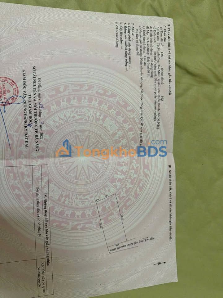 Đất Vàng Tô Hiệu, Thanh Khê - 60m² Hướng Đông Bắc, Giá 2.65 Tỷ