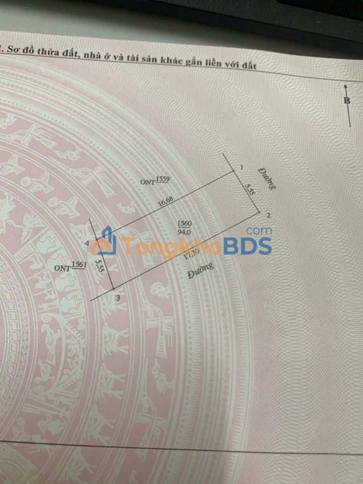 Đất nền 2 mặt tiền Nghi Xuân, Vinh 94m² - Vị trí đắc địa, giá đầu tư 3.1 tỷ