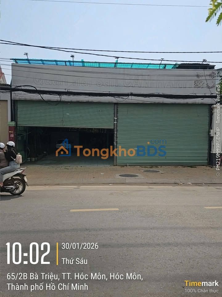 Bán Xưởng Mặt Tiền Bà Triệu Hóc Môn 921m² - Giá 38 Tỷ TL