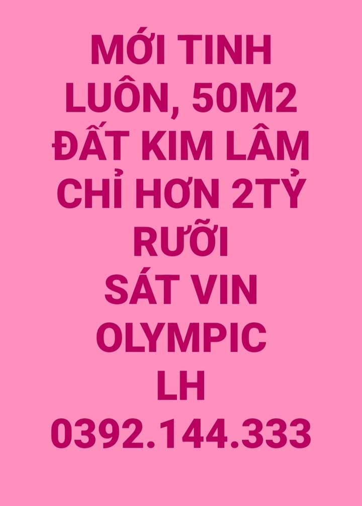 Đất Vàng Hà Đông 50m² - Sát Vin Olympic - Chỉ 2.5 Tỷ