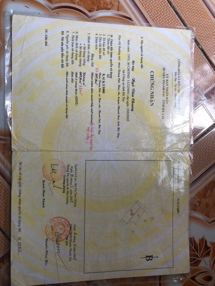 Đất nền Thanh Oai 326m² - Sổ mới, gần Vinpearl Golf - Giá đầu tư 2x triệu/m²