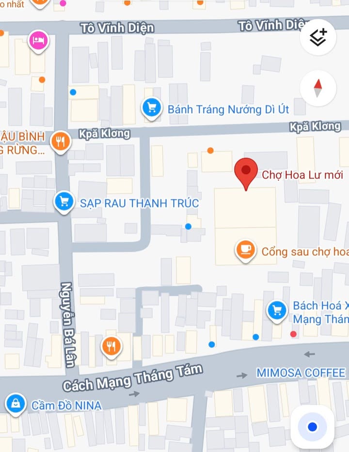 Cho thuê nhà mặt tiền Nguyễn Bá Lân, Bình Định - 270m², giá 10 triệu/tháng