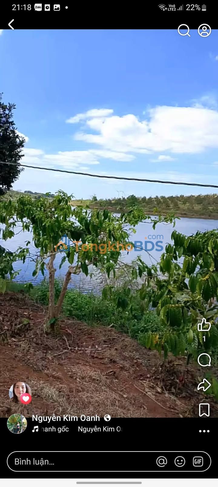 Bán Đất Vườn 1ha Mặt Hồ Thủy Lợi, Gia Lai - Tiềm Năng Nghỉ Dưỡng