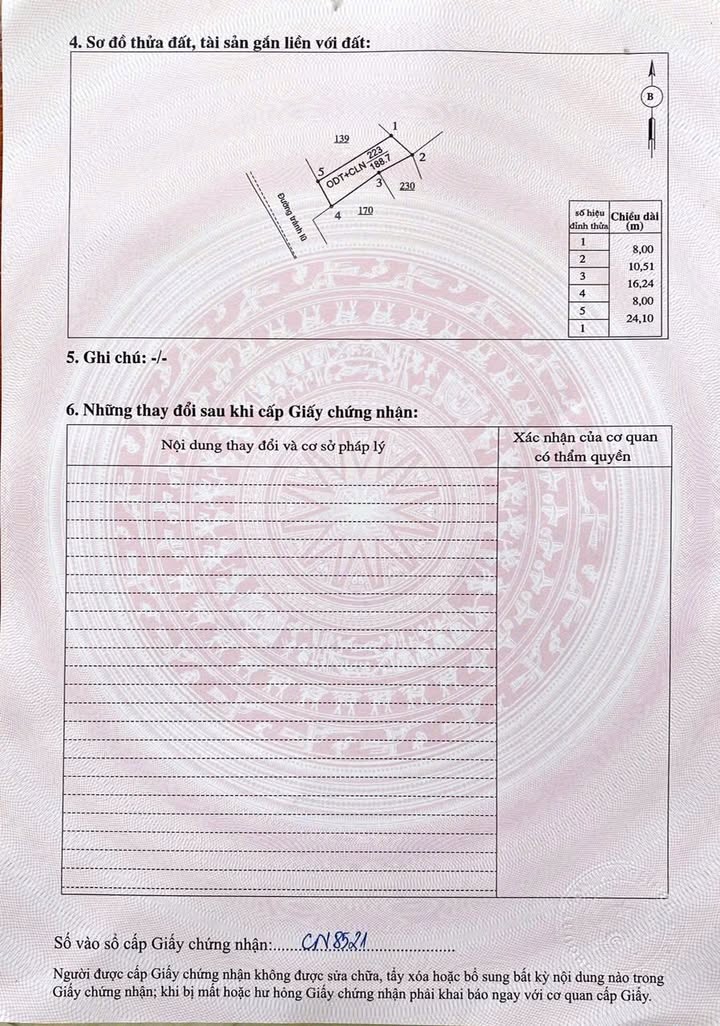 Đất nền Yên Lập Vĩnh Phúc 188m² - Sổ hồng riêng, đường nhựa 8m