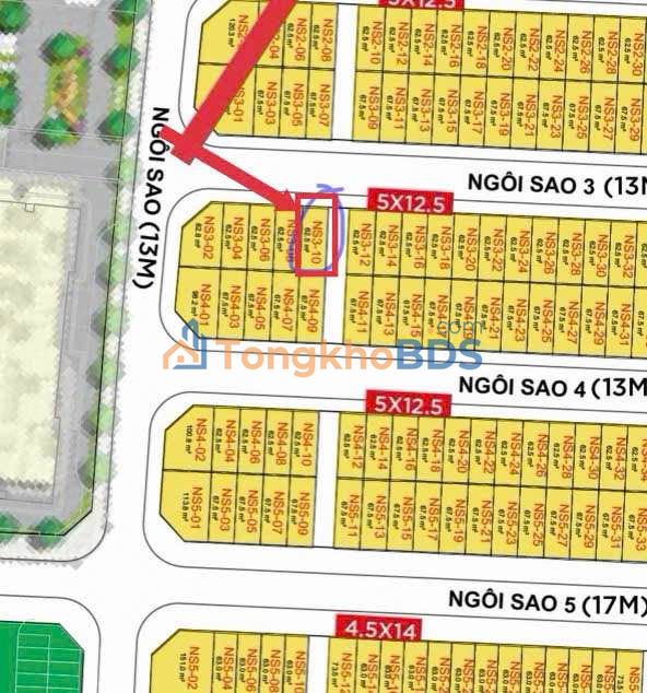 Bán Nhà Xẻ Khe Vincoloa Đông Anh 62.5m² - Xây Thô 5 Tầng, Giá 2x Tỷ