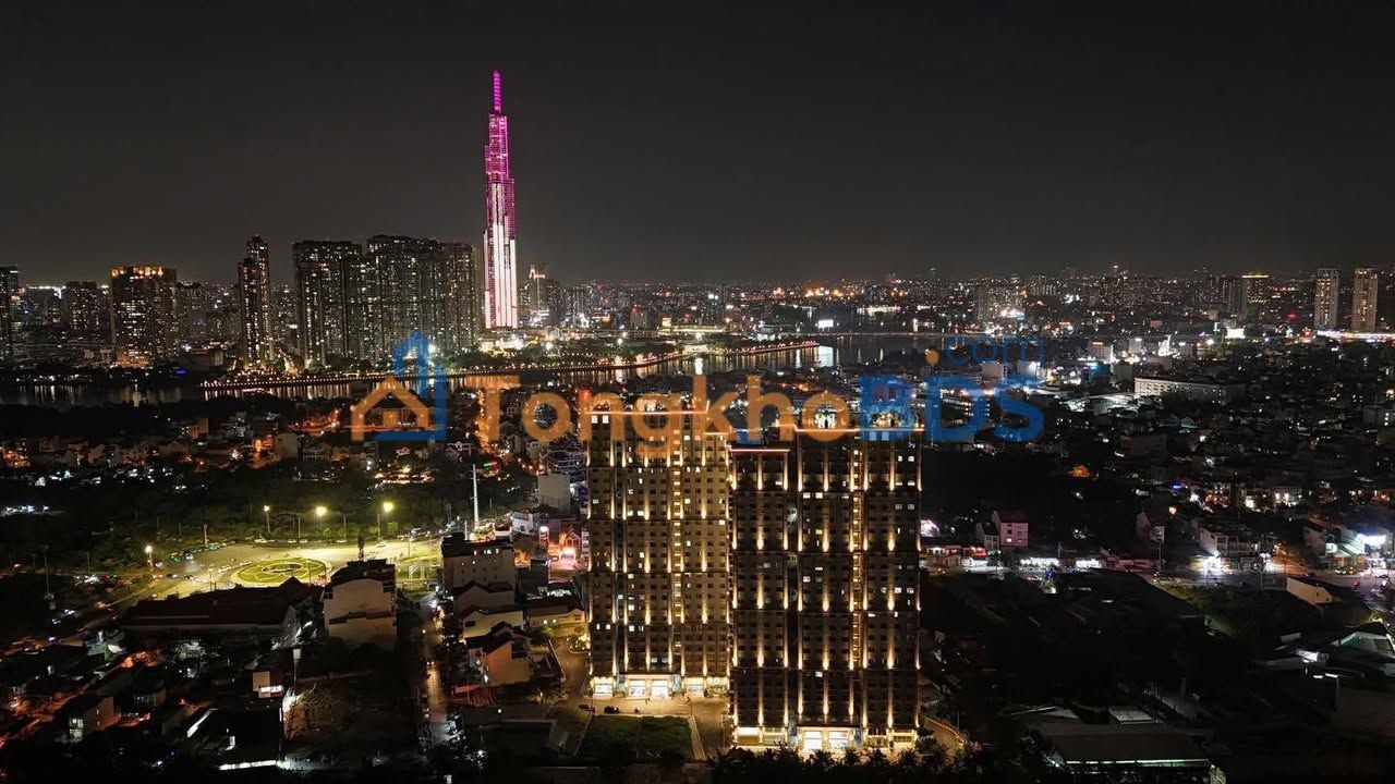 Cho thuê Căn hộ Paris Hoàng Kim Q2 - 2PN Full Nội thất 17 Triệu