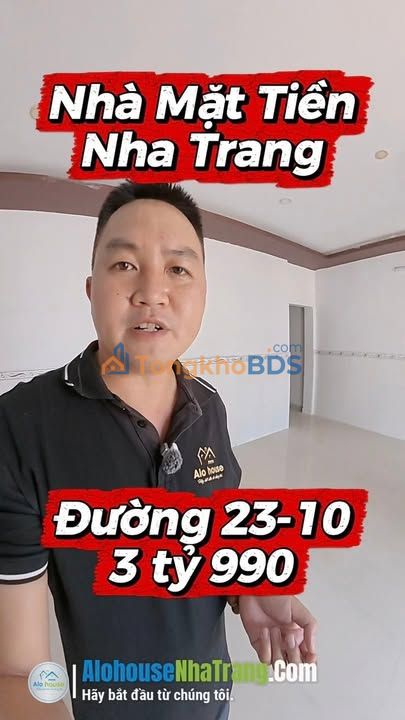 Nhà Phố Mặt Tiền Kinh Doanh Đường 23/10 Nha Trang 53m² - Giá 3.99 Tỷ