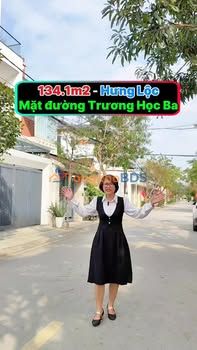 Đất nền mặt tiền Trương Học Ba, Vinh - 134m² - Giá tốt đầu tư