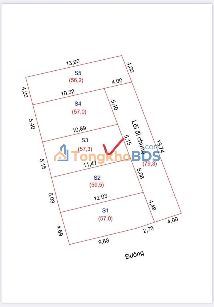 Đất Nền Khối 8 Quán Bàu - Lô Góc 57m² - 2 Tỷ