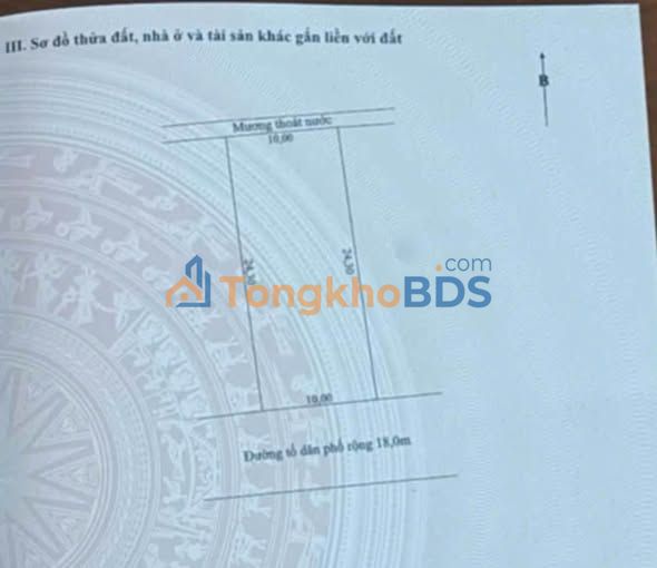 Đất Nền 243m² Phường Trần Phú, Hà Tĩnh - Giá 2 Tỷ, Đường 18m