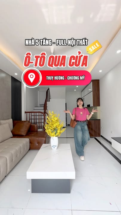 Nhà 34m² 5T Ngõ Thông Ô tô - Sổ Đỏ Thụy Hương, Chương Mỹ - 3.75 Tỷ