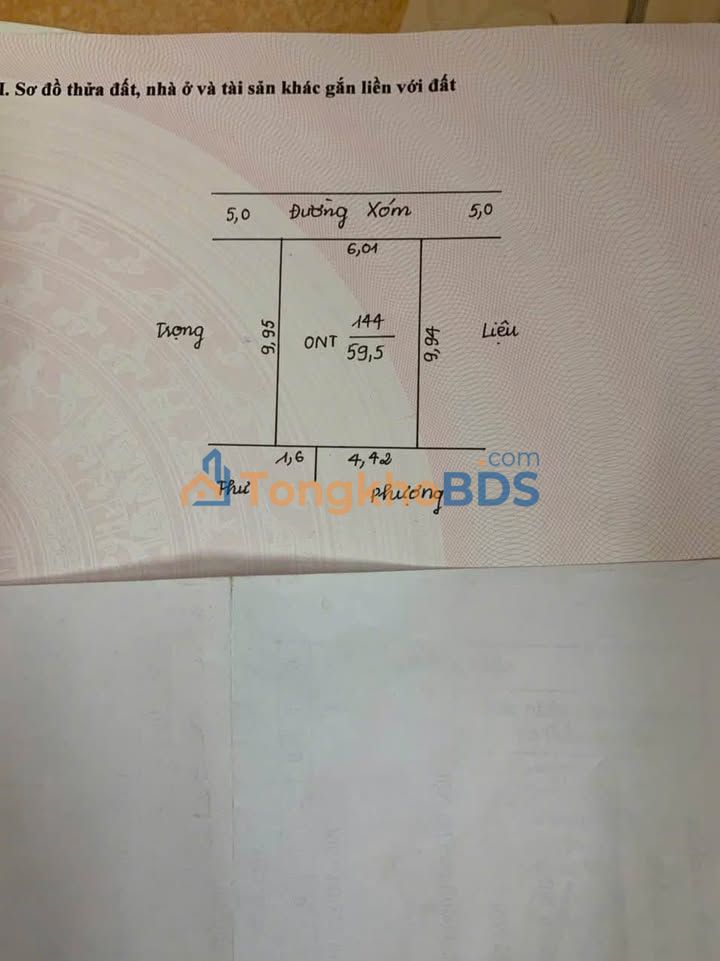 Bán đất thổ cư Xuân Mai 59.5m² - Ô tô vào tận nơi - Giá chỉ 1.x tỷ