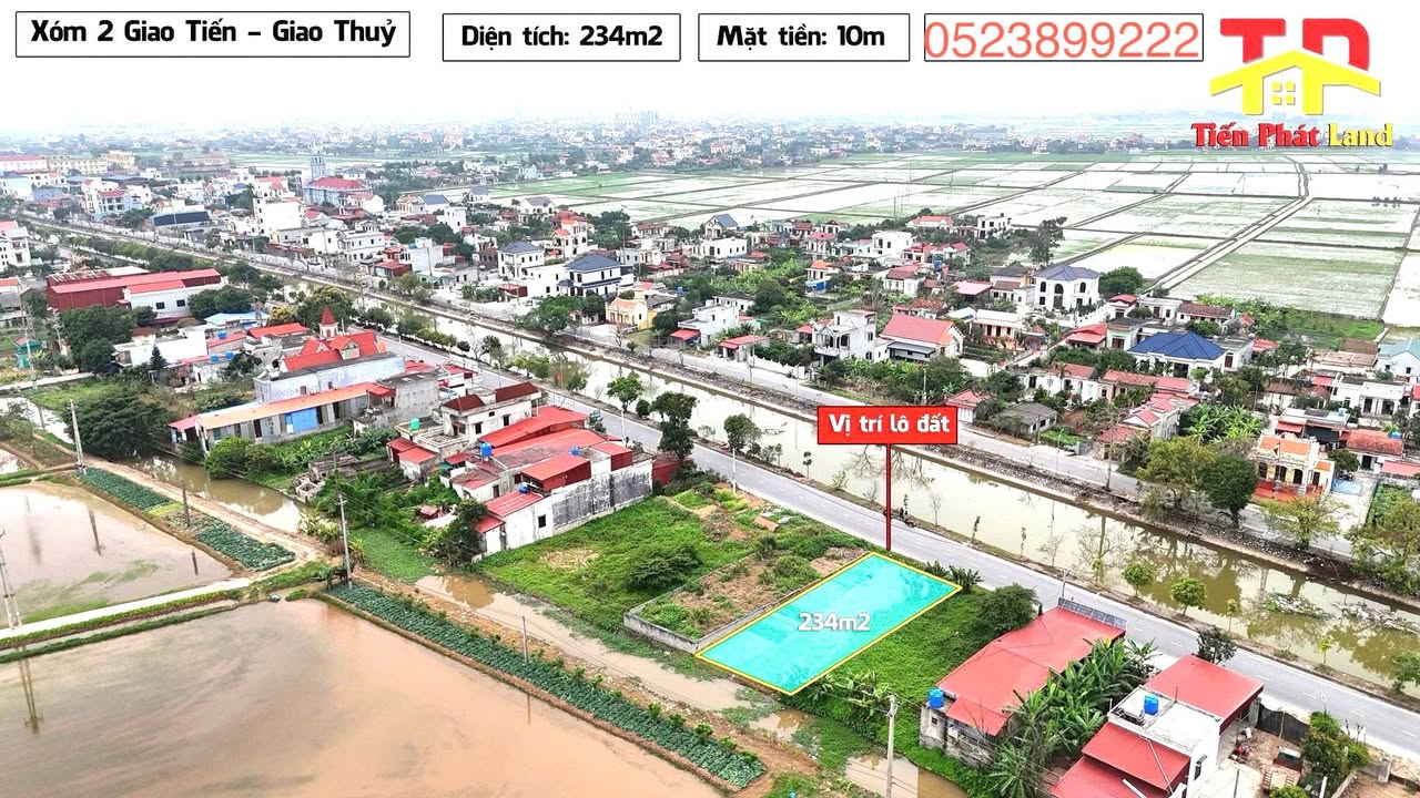 Đất Vàng Giao Thủy 234m² - Mặt Tiền TL489 Kinh Doanh, View Sông