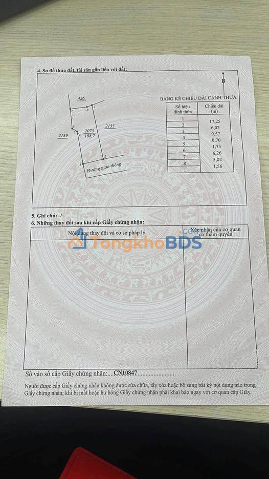 Bán Đất Phổ Yên 108m² Thổ Cư - Trung Tâm Ba Hàng, Sổ Đỏ Sẵn Sàng