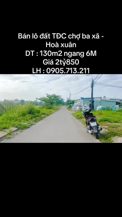 Đất TĐC Chợ Mới 3 Xã Tam Kỳ 130m² Hướng Đông - Sổ Đỏ Sẵn Sàng