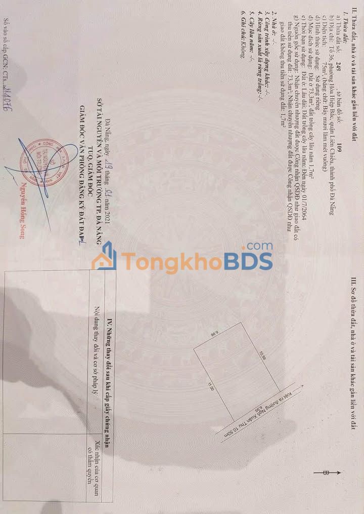 Đất Nền Mặt Tiền Ngô Xuân Thu, Quảng Nam - 75m² - 1.79 Tỷ