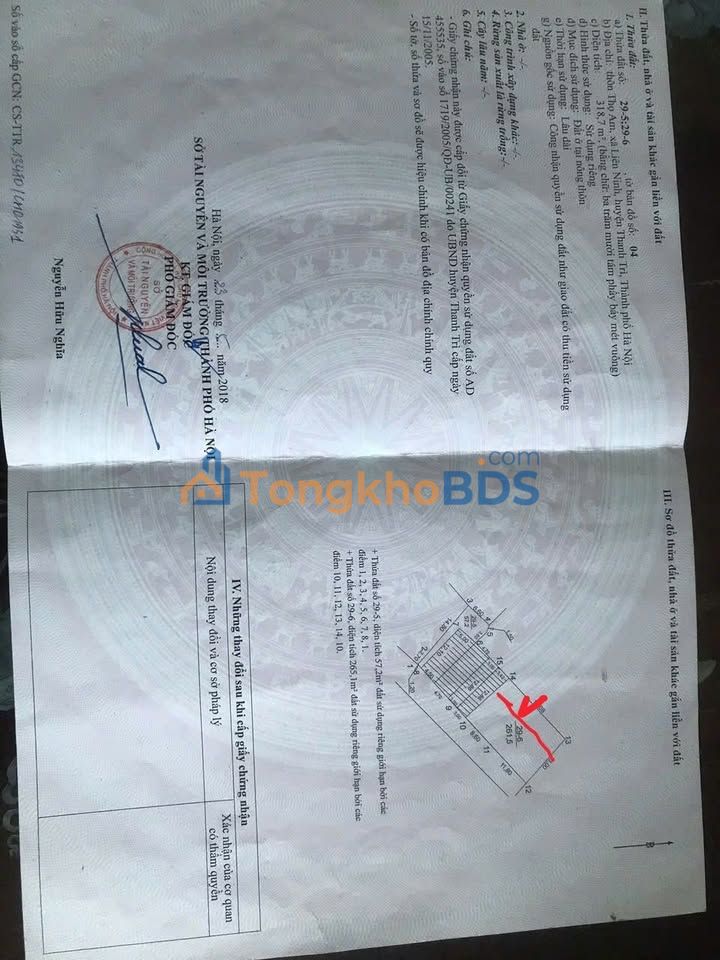 Đất nền Thọ Am - Thanh Trì: 99m² mặt tiền 5m, giá nhỉnh 2.9 tỷ - Đầu tư sinh lời