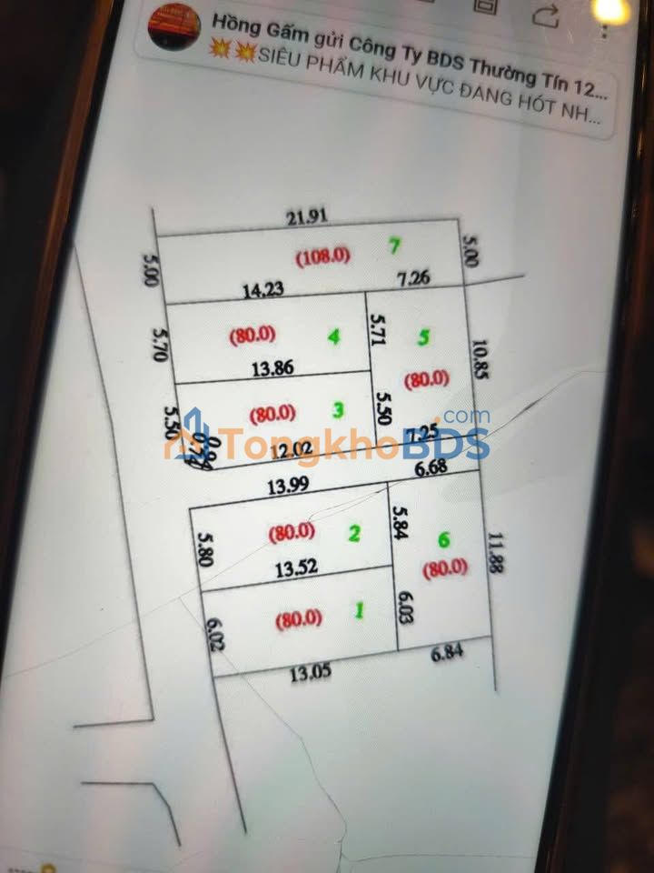 Đất Nền Lô Góc Tri Thủy, Hoàng Mai - 80m² Giá Tốt Đầu Tư