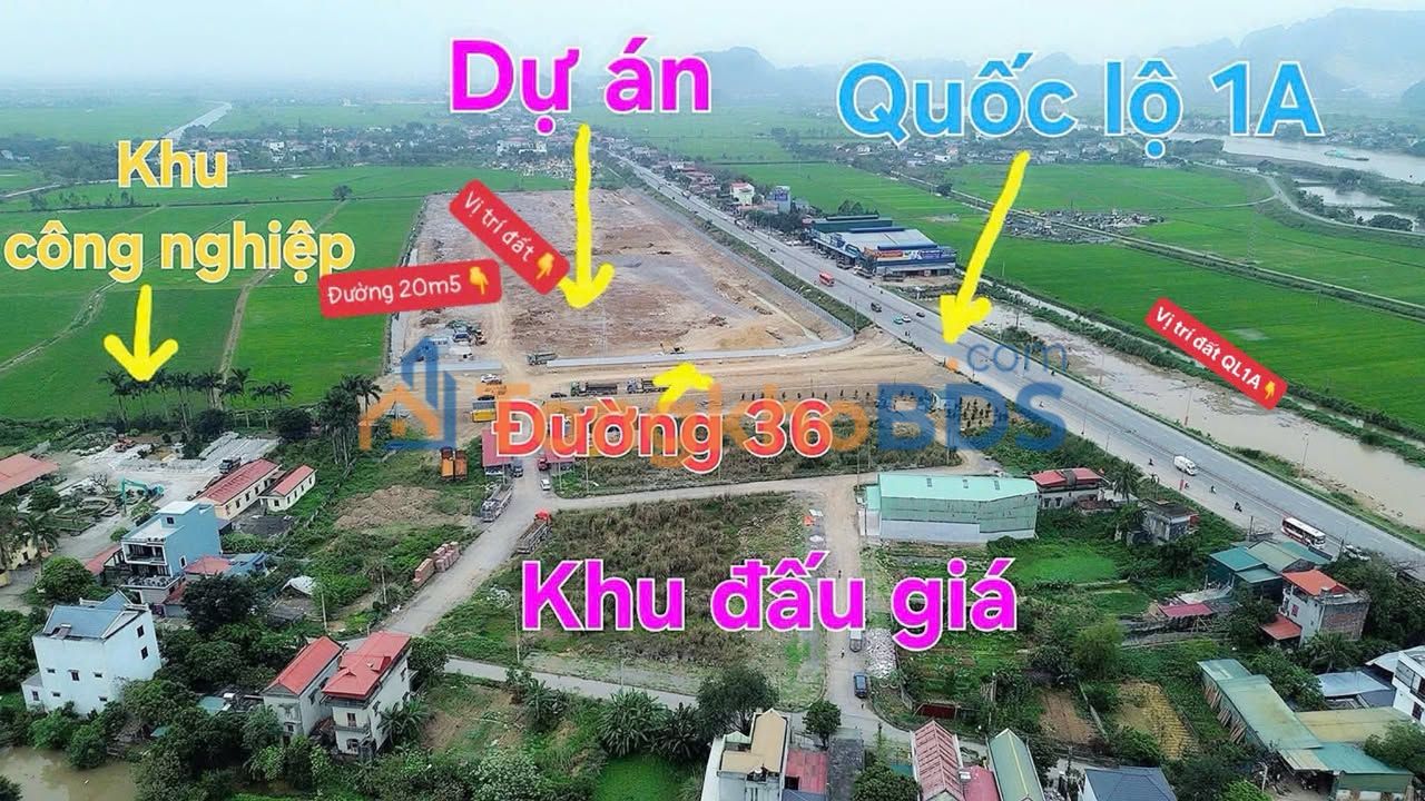 Mặt Tiền QL1A Vụ Bản, Nam Định - Kinh Doanh Sầm Uất, Giá Chỉ Từ 1.2 Tỷ