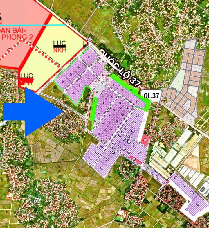 Đất thổ cư 70m² Đoan Bái, Bắc Ninh - Sát KCN, ô tô vào nhà