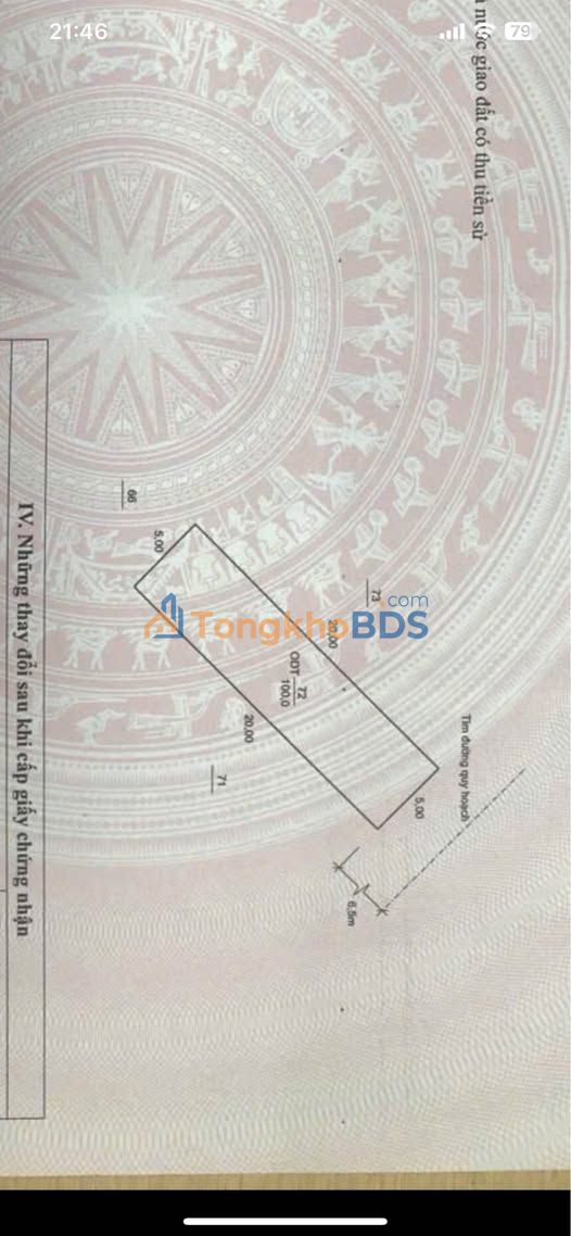 Đất nền Hàng Cau 5x20 100m² 5 tỷ - Giá tốt hiếm có