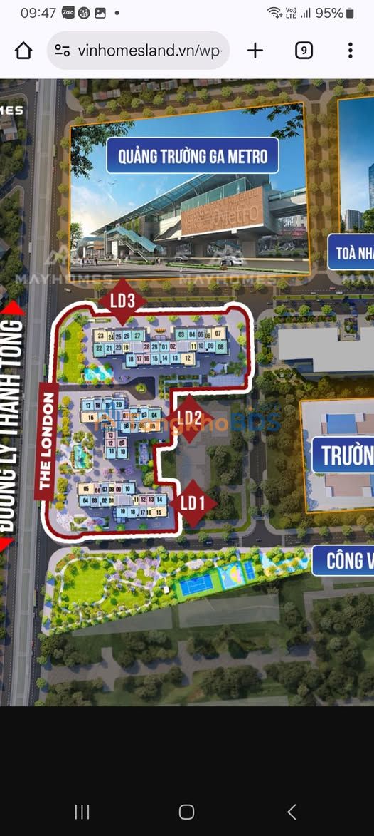 Căn hộ London 3 Vinhomes Ocean Park 90m² - Giá tốt 5.7 tỷ
