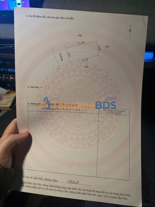 Đất Nền Thụy Lôi, Hưng Yên - Hơn 1 Tỷ, Mặt Tiền 5m Kinh Doanh Sầm Uất
