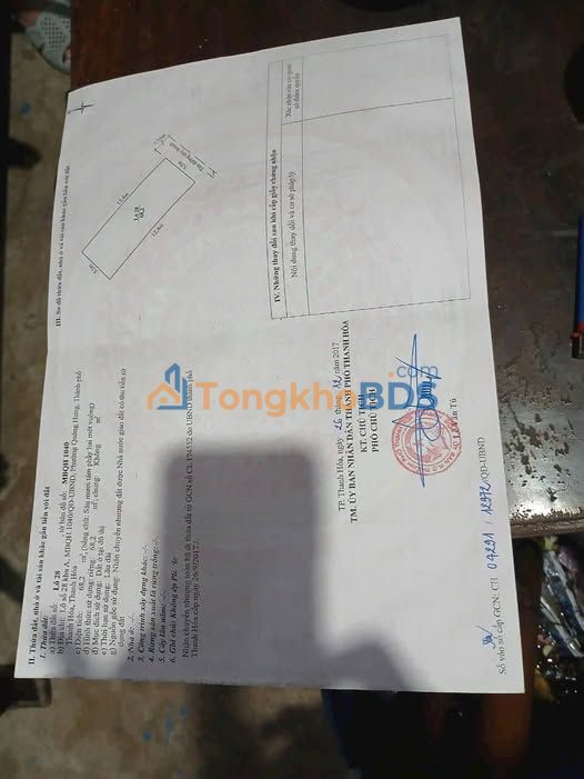 Đất nền Phố 1 Quảng Hưng 68m² giá 3 tỷ - Sổ đỏ chính chủ