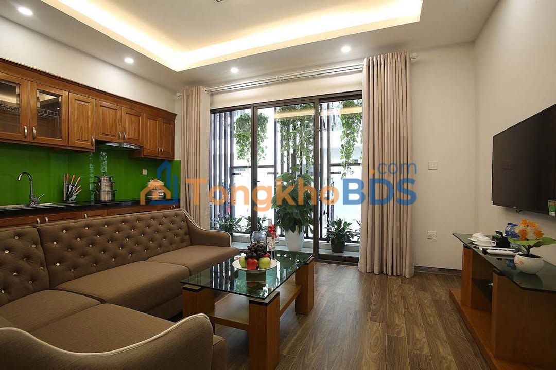 Cho thuê căn hộ 1PN 55m² Nguyễn Văn Huyên, Cầu Giấy - Đón nắng, view ban công
