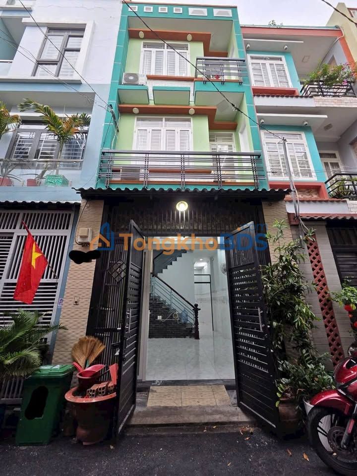 Nhà 3 Lầu Hẻm 5m Gò Dầu Tân Phú - 41.5m² Giá 6.6 Tỷ