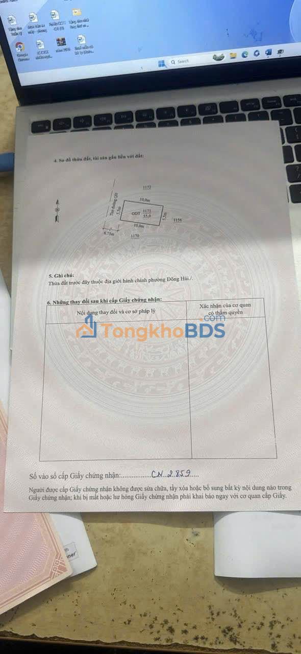 Cho thuê nhà mặt tiền 55m² Central Riverside, Thanh Hóa - 5 triệu/tháng