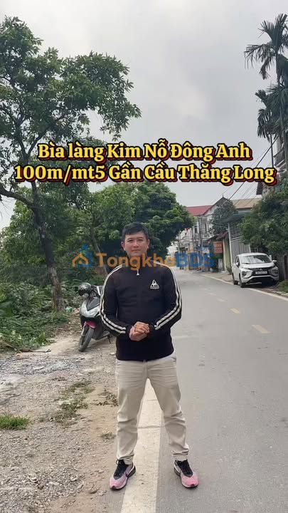 Đất nền Đông Anh 100m² - Sổ đỏ sẵn, ô tô tránh