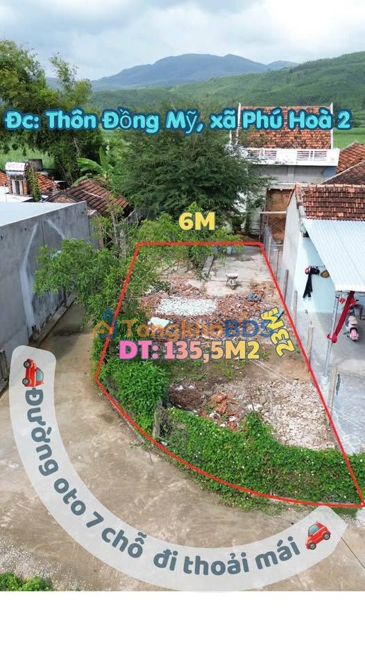 Đất Nền Góc Tuy Hoà 135.5m² - Giá 3xx Triệu, Sẵn Sàng Xây Nhà