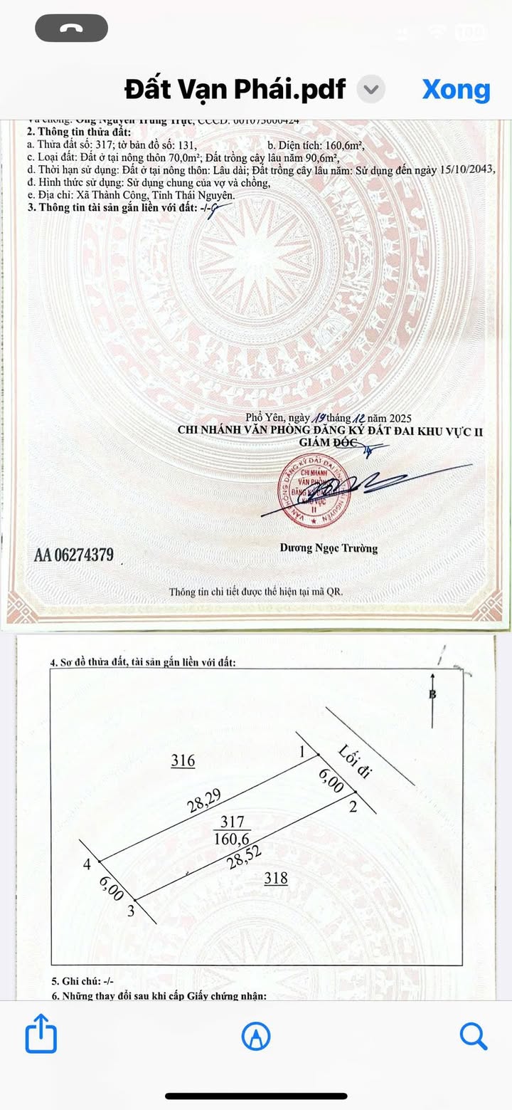 Đất Vàng Vạn Phái, Phổ Yên 160.6m² - Sổ Đỏ Sẵn Sàng, Kinh Doanh/Ở Đều Đỉnh