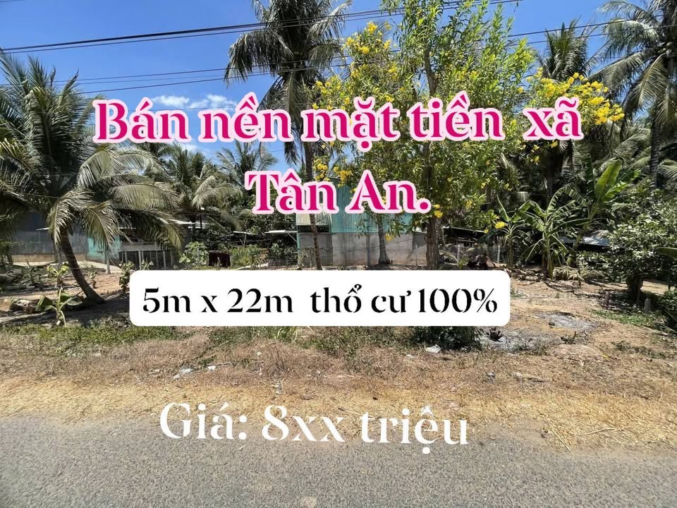 Đất Mặt Tiền Tân Châu, An Giang - 110m² Sổ Hồng Giá Đầu Tư 8xx Triệu