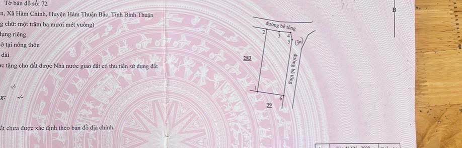 Đất Thổ Cư Bắc Bình 130m² - Sổ Riêng, 2 Mặt Tiền, Giá Tốt 639 Triệu