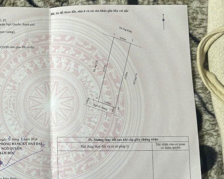 Bán Đất Tặng Dãy Trọ Lê Lai, Ngô Quyền - 59.5m² Sổ Đỏ Chính Chủ