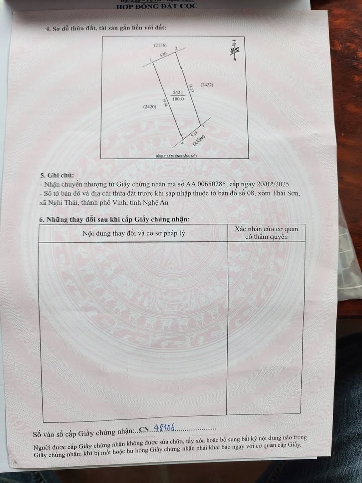 Đất nền Vinh Lộc, Nghi Lộc 100m² nở hậu - Giá 1 tỷ, đường 5m thông thoáng