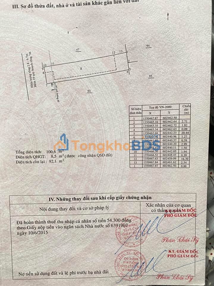 Nhà 100m² Phường Vạn Thạnh, Nha Trang - Hẻm Ô tô, Giá 5.4 Tỷ