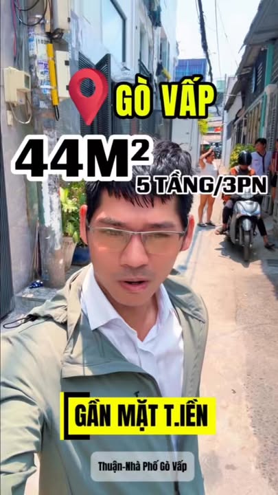 Nhà 5 Tầng 3PN Phạm Văn Chiêu, Gò Vấp - 44m², Hơn 6 Tỷ