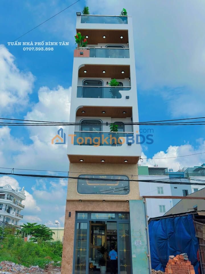 Nhà 5 Tầng Thang Máy Đường Ao Đôi Bình Tân - 9.5 Tỷ, Tặng Full Nội Thất