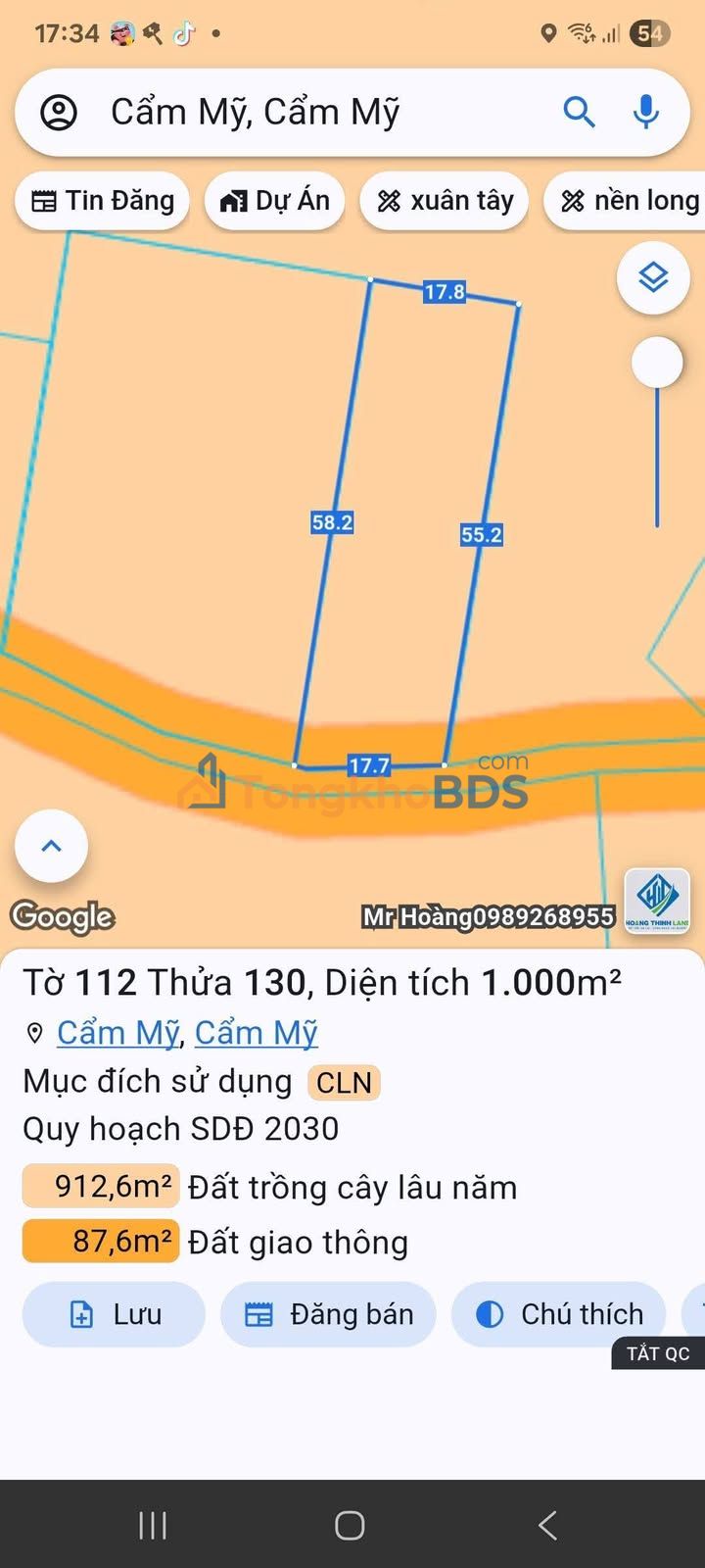 Đất Vườn Xã Bảo Bình, Cẩm Mỹ - 360m² Sổ Hồng Sẵn Sàng, Giá 999 Triệu