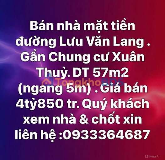 FrontHouse Quy Nhơn Lưu Văn Lang 57m² giá 4.85 tỷ - Sẵn sàng vào ở!